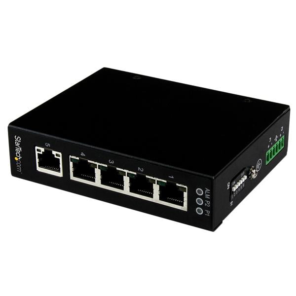 Startech Ethernet Switch – 5 Ports, robust für Industrieeinsatz