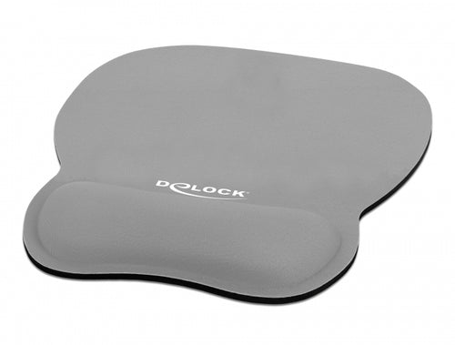 DELOCK Mauspad – Ergonomisch mit Handballenauflage