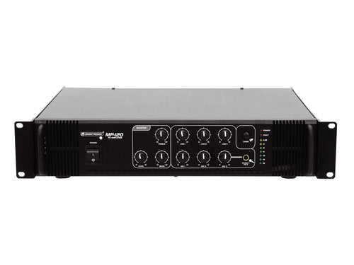OMNITRONIC Audioverstärker – 120 W Leistung, Mikrofon-Eingang