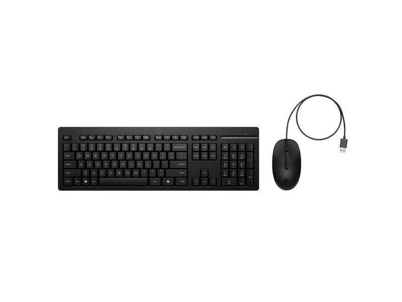 HP Tastatur-und-Maus-Set – Beidhändig, komfortables 3-Zonen-Layout