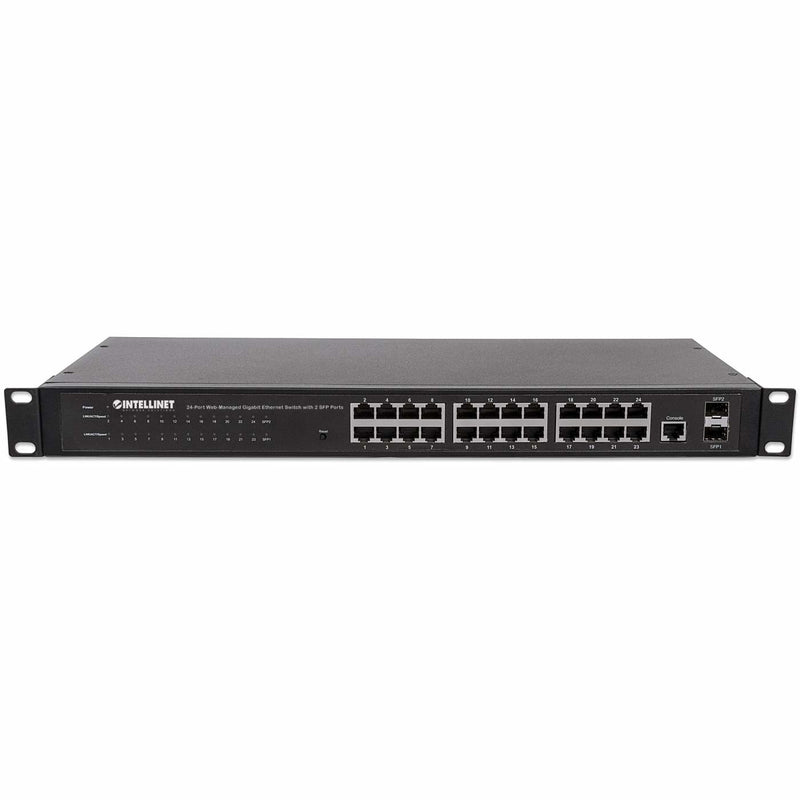INTELLINET Netzwerk-Switch – 24 Ports, Gigabit-Geschwindigkeit