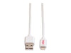 ROLINE Lightning-Kabel – 1 m, USB-Anschluss für Apple Geräte