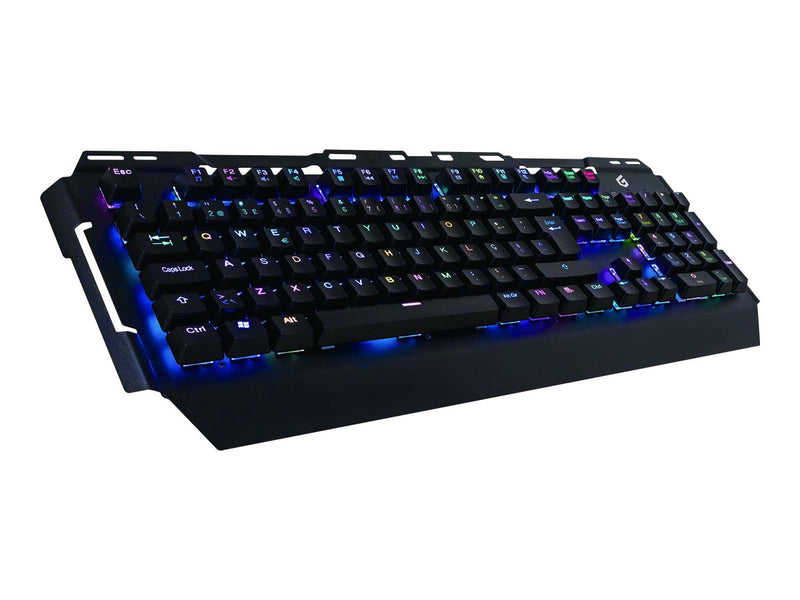CONCEPTRONIC Gaming-Tastatur – RGB-Beleuchtung, Blaue Schalter