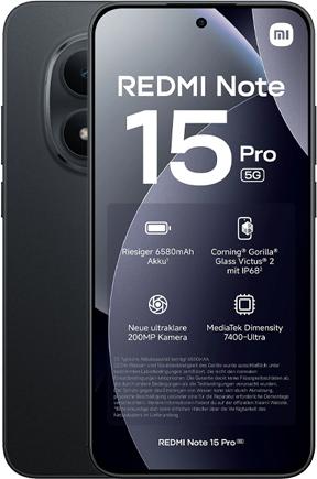 Xiaomi Redmi Note 15 Pro – 5G Smartphone mit großem OLED-Display