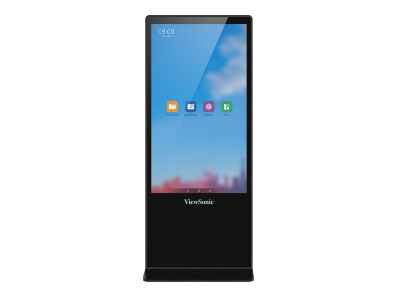 ViewSonic 55" Touchscreen-Kiosk – Interaktiv, kratzfest