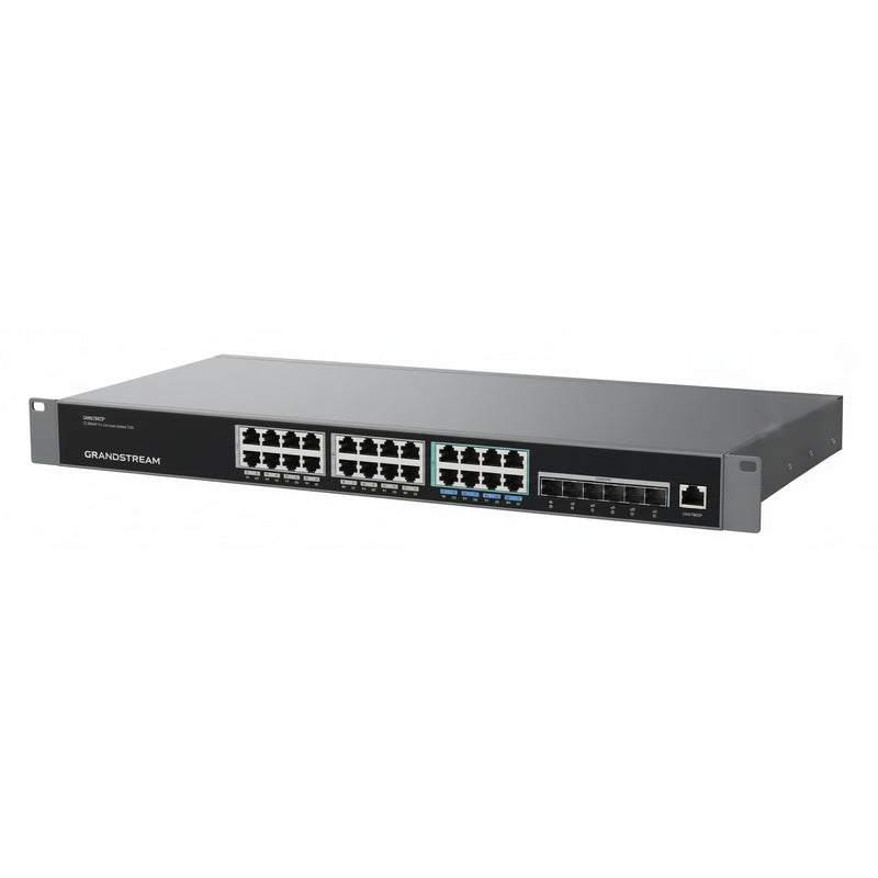 Grandstream Netzwerk-Switch – 24 Ports, Power Over Ethernet