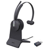 Yealink DECT Headset – Geräuschunterdrückung, kabellos mit Ladestation