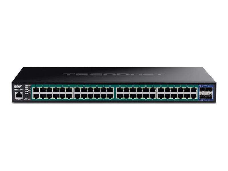 Trendnet 52-Port PoE+ Switch – Gigabit, 10G SFP+ für große Netzwerke