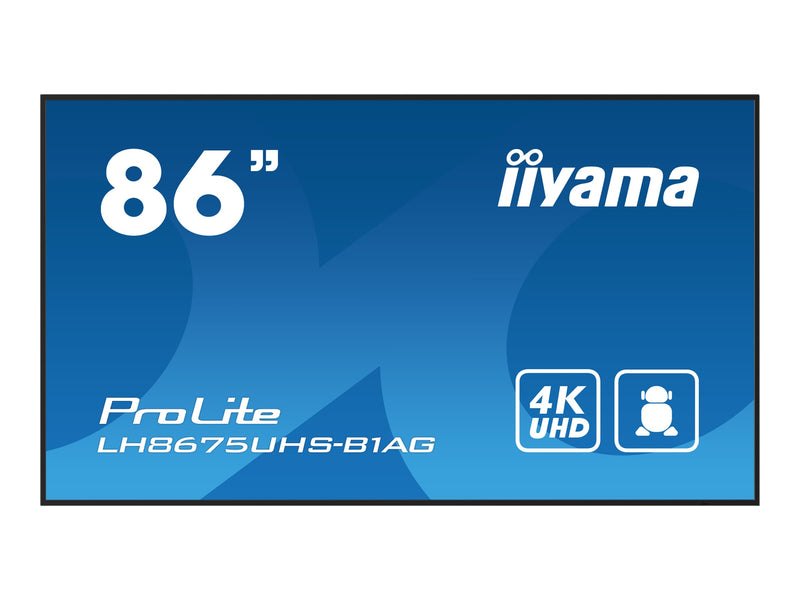 Iiyama 86" Display – Ideal für Digital Signage, Android-basiert