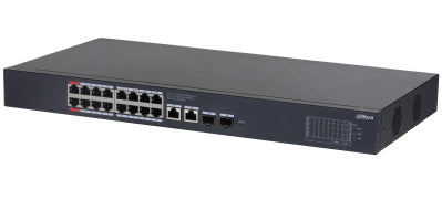 Dahua Netzwerkswitch – 16 PoE-Ports, Gigabit-Geschwindigkeit