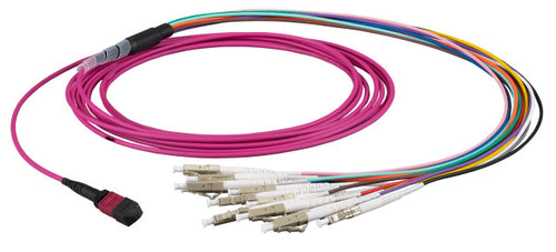 EFB Elektronik Glasfaser-Patchkabel – 7,5 m, OM5, MTP zu LC
