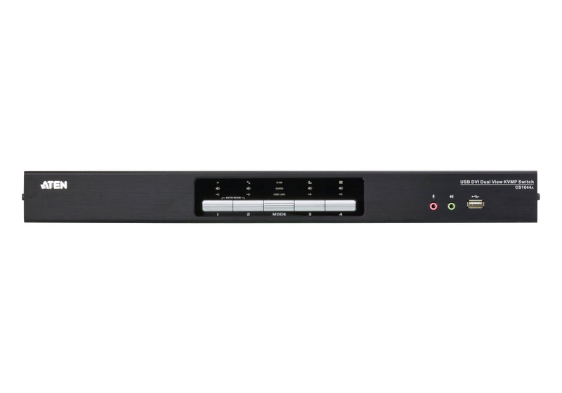 ATEN KVM Switch – 4 PCs steuern, Audio & USB integriert
