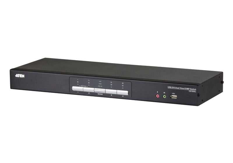 ATEN KVM Switch – 4 PCs steuern, Audio & USB integriert