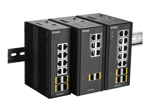 D-Link 8-Port Gigabit Switch – Robust, mit PoE+ für Industrie
