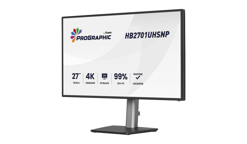 Iiyama 27" LED-Monitor – 4K-Auflösung, USB-C-Anschluss