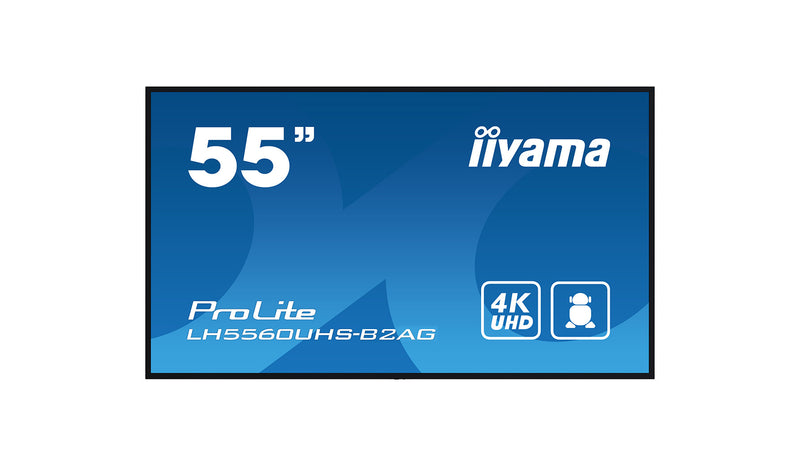 Iiyama 55" Display – 4K UHD, integrierter Mediaplayer