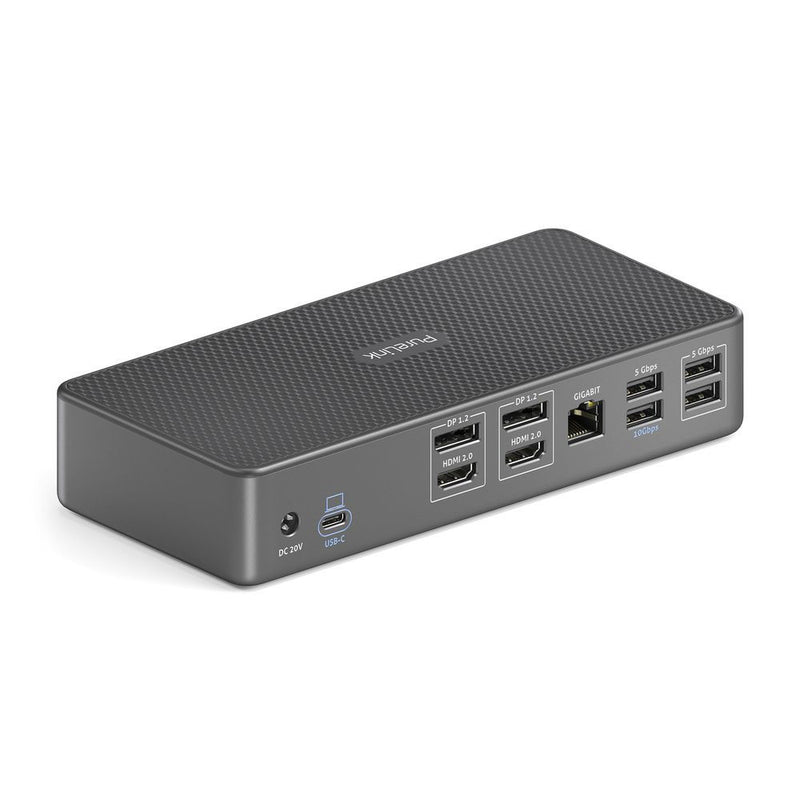 Purelink USB-C Dockingstation – 14 Anschlüsse, 4K-Display