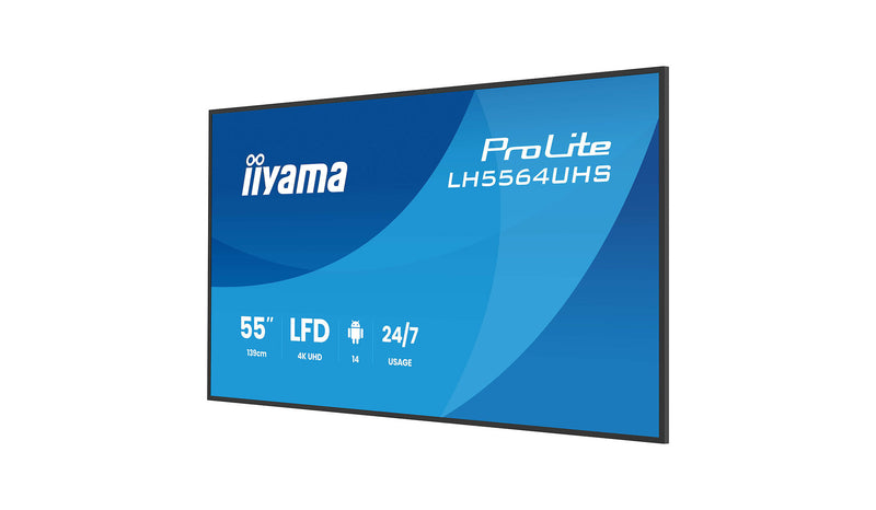 Iiyama 55" 4K Display – Integrierter Mediaplayer, Android OS
