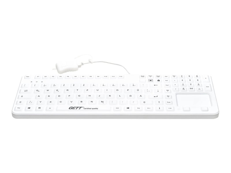 GETT CleanType Prime Touch+ – Waschbare Tastatur mit Touchpad