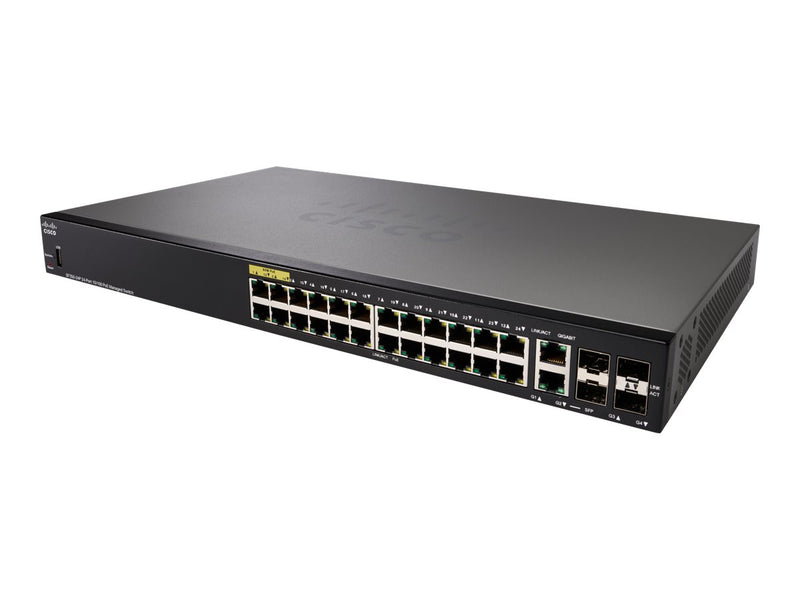 Cisco Managed Switch – 24 Ports, PoE+ Unterstützung