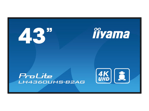 Iiyama 43" Display – 4K UHD, integrierter Mediaplayer