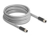 Delock M12 Kabel – L-kodiert, 5m, robust und flexibel