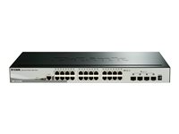 D-Link 28-Port Gigabit Switch – Smart, Rack-montierbar