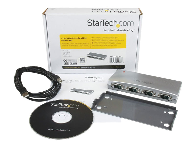 Startech.com USB-Adapter – 4 RS232-Ports für serielle Geräte