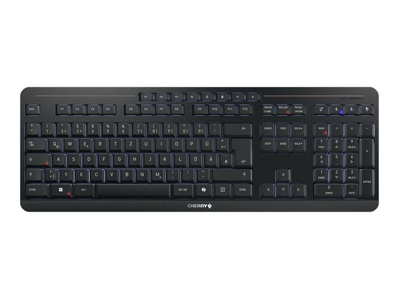 CHERRY STREAM Tastatur – Kabellos, Beleuchtet, USB-C