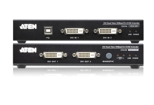 Aten KVM Extender – Dual View, bis zu 150 m Reichweite