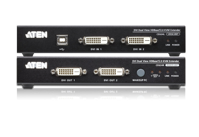 Aten KVM Extender – Dual View, bis zu 150 m Reichweite