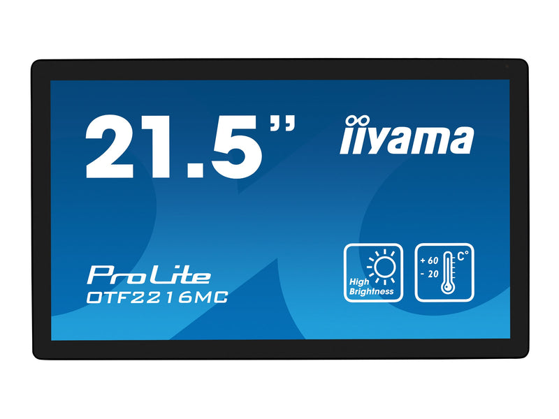 Iiyama 22" LCD-Monitor – Full HD, Umgebungslichtsensor