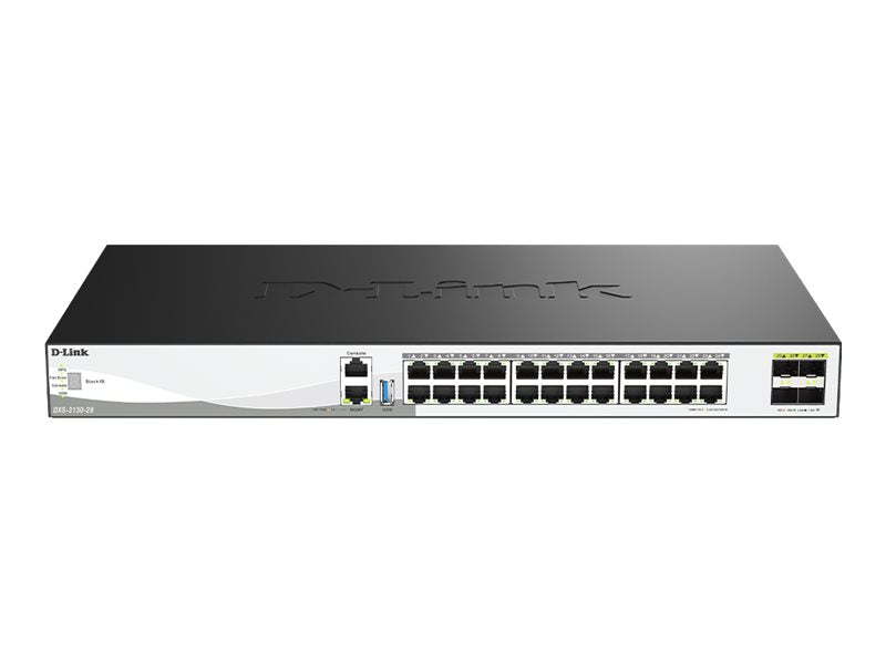 D-Link Netzwerk-Switch – 28 Anschlüsse, 10 Gigabit Ethernet