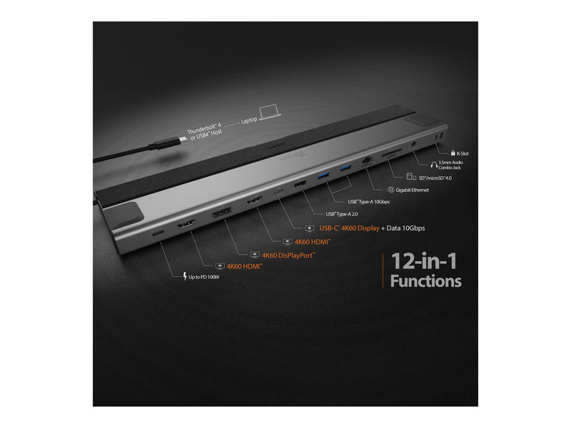 J5 Create Dockingstation – USB-C, HDMI, Ethernet