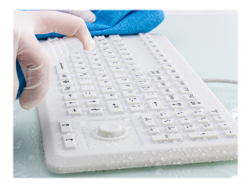GETT Silikon-Tastatur – Wasserdicht, desinfizierbar