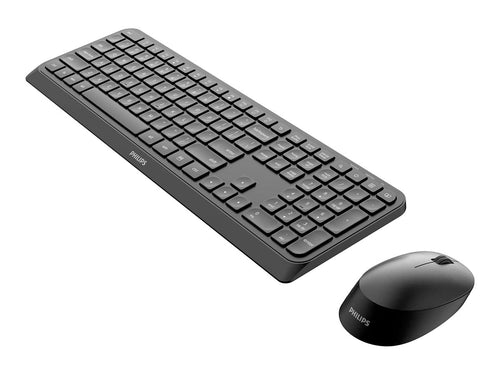 Philips Kabelloses Tastatur-Maus-Set – Ergonomisch, für Rechts- und Linkshänder