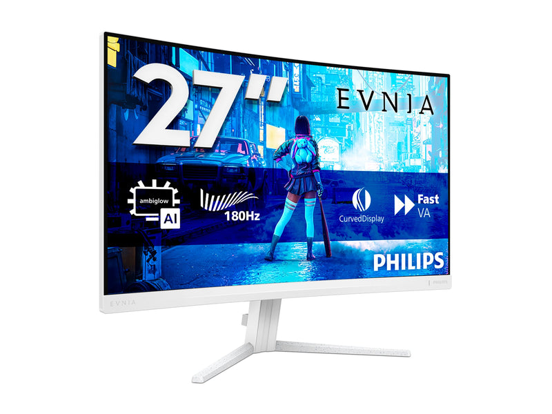 Philips 27" LED-Monitor – gebogen, Full HD, 180 Hz