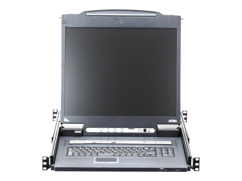 ATEN 8-Port KVM-Switch – 19" Bildschirm, Fernzugriff