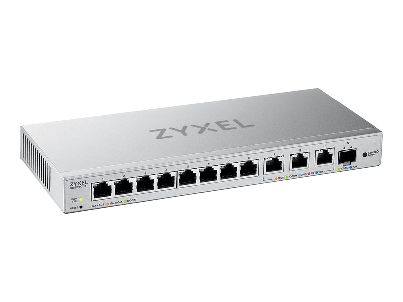 Zyxel Netzwerk-Switch – 12 Ports, Multi-Gigabit, Glasfaser