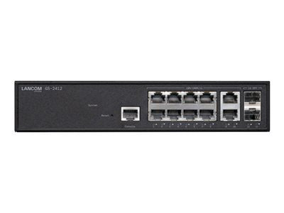LANCOM Netzwerk-Switch – 12 Anschlüsse, Rack-montierbar