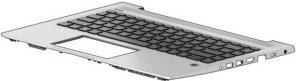 HP Ersatztastatur mit ClickPad – Für ProBook 440/445 G7, inkl. obere Abdeckung