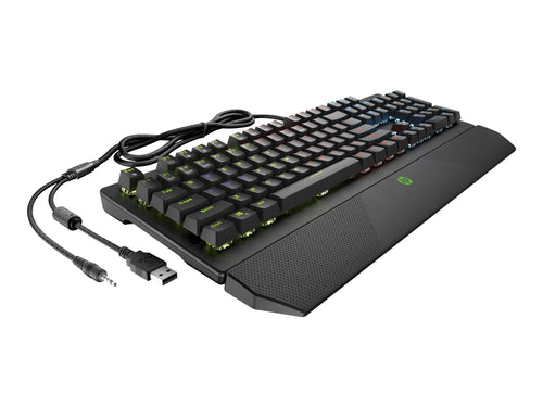 HP Gaming-Tastatur – Beleuchtet & komfortabel für lange Sessions