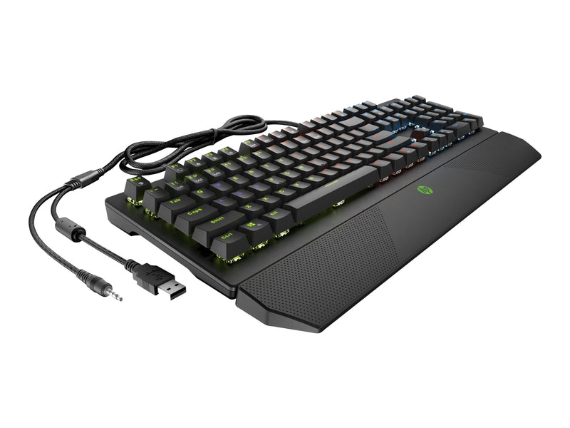 HP Gaming-Tastatur – Beleuchtet & komfortabel für lange Sessions