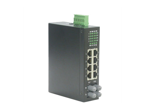 ROLINE Industrie-Switch – 8 Anschlüsse, DIN-Schiene montierbar