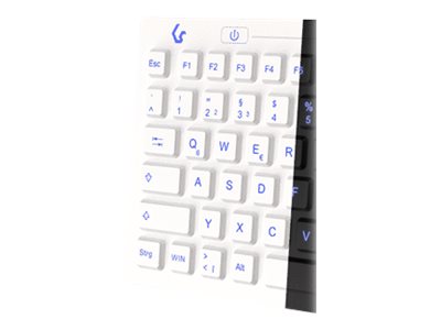 KEYSONIC USB-Tastatur – Hintergrundbeleuchtung, wasserdicht