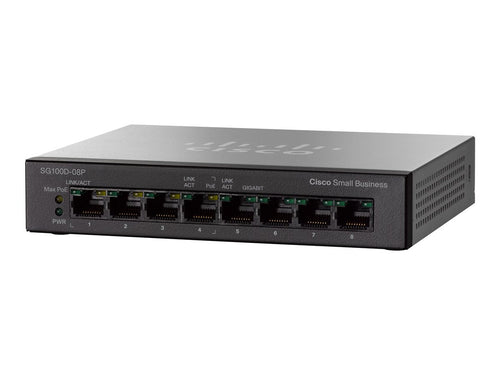 Cisco Netzwerk-Switch – 8-Port, PoE für einfache Verbindung