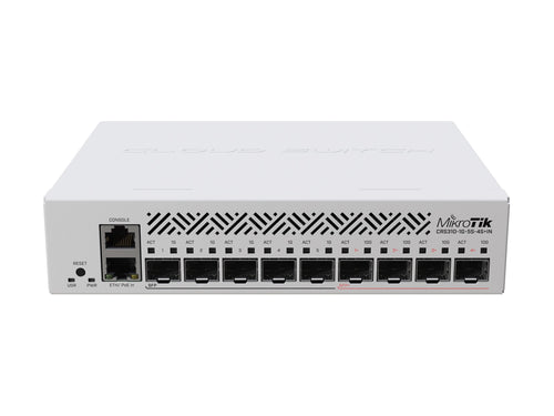 Mikrotik Netzwerk-Switch – 10 Anschlüsse, 10-Gigabit Unterstützung