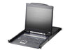 ATEN KVM Switch – 8-Port, integriertes 19" LCD