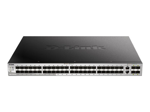 D-Link 54-Port Netzwerk-Switch – Gigabit-Verbindungen, stapelbar
