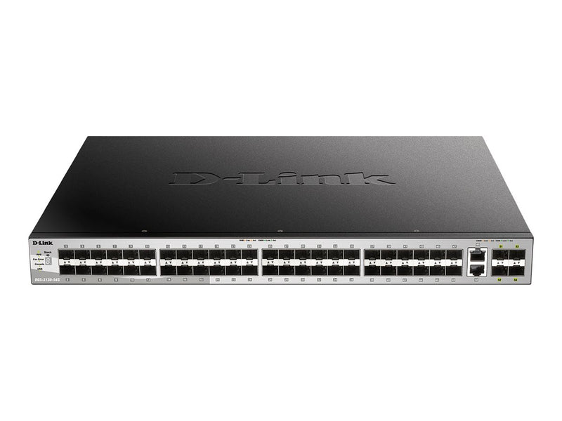 D-Link 54-Port Netzwerk-Switch – Gigabit-Verbindungen, stapelbar